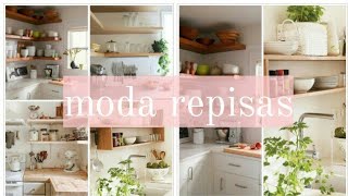 Repisas de madera para COCINAS💖elegantes sin gastar mucho💵 [upl. by Lombardi]