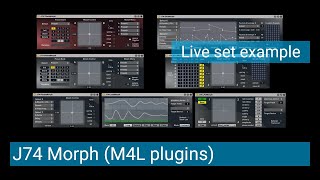 J74 Morph Max for Live plugin set [upl. by Aldercy584]