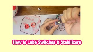 How to Lube Switches amp Stabilizers [upl. by Osborne]