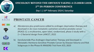 2nd Oncology Beyond the Obvious OBTO InPerson Conference  Prostate Cancer [upl. by Eleanor]