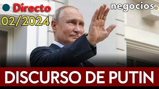 DIRECTO  ESPECIAL DISCURSO ANUAL DE PUTIN EN ESPAÑOL Dos años de la guerra de Ucrania [upl. by Ainslee]