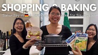 Filipina Living in Germany 🇩🇪 Saturday Errands Grocery Shopping amp Haul amp Firt Time Gumawa ng Cake [upl. by Ferneau]