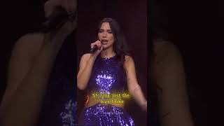 Dua Lipa Live Concert on Chair🔥😯 dualipa shorts music diva trending viralvideo ytshorts [upl. by Nolyaw]