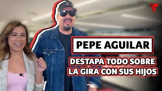 Pepe Aguilar revela a su artista favorito y no son sus hijos  Telemundo Entretenimiento [upl. by Jerrine]