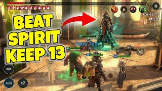 How to Beat Spirit Keep Stage 13 Raid Shadow Legends [upl. by Ydnas835]