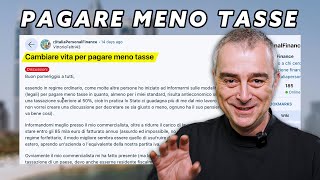 Cambiare Vita Per Pagare Meno Tasse  Reddit Reaction [upl. by Anayia]