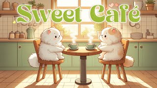 Sweet Coffee ☕ 1 Hour Cafe Song 🎵 Lofi chill ˚ʚ🍓ɞ˚ Cute amp Relaxing Music 🍰 Bring joy to your day [upl. by Englebert753]