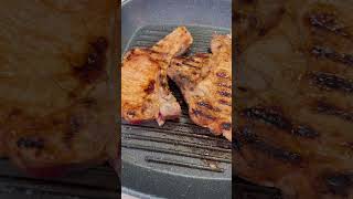 BBQ PORK CHOP satisfying porkchoprecipes shorts [upl. by Ahsekahs]