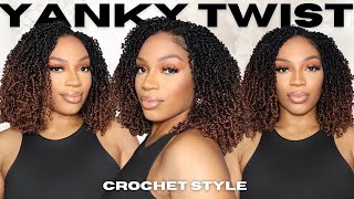 Yanky Twist Crochet Hair For The First Time I Actually Love It 🥰 AMAZON Yongther Hair [upl. by Els]