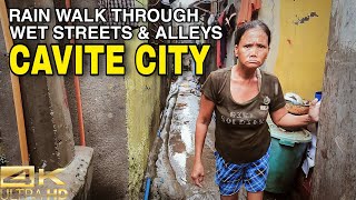 Rain Walk in Bagong Pook Cavite City Philippines  Walking Through Wet Streets amp Alleys 4K [upl. by Jezabelle974]