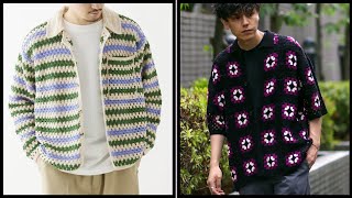 trending mens crochet top and shirts [upl. by Tades]