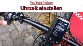 Uhrzeit umstelleneinstellen  Shimano Steps EBike Display E6100 [upl. by Saile]