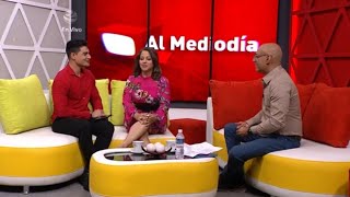 Leyber Gómez junto a la locutora Dunia Silva en el programa Al Mediodía con Marino Luzardo [upl. by Freida877]