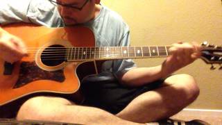 Outlaws  Green Grass and High Tides  HD  Acoustic Guitar Cover  Main Riff [upl. by Margie]