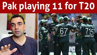 Pak best playing 11 for first T20 against Australia [upl. by Fey211]