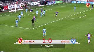 15 Spieltag FC Energie Cottbus  FC Viktoria 1889 Berlin  Die Highlights [upl. by Toddie899]