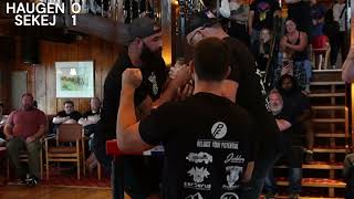 BERSERKER ARMWRESTLING  Odd HAUGEN VS Stefan SEKEJ  Rightarm Supermatch [upl. by Joliet752]