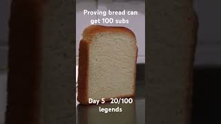 Proving bread can get 100 subs day 5 bread 100subscriber loafbread breadcrumbing toastbread [upl. by Suryt228]