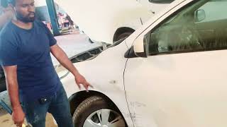 car fender dent repair car door dent repair shortsfeed viralvideo tending [upl. by Aubine]