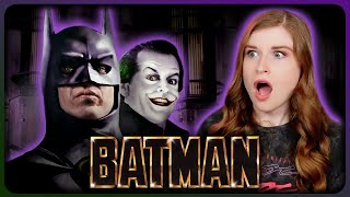 First time watching BATMAN 1989  Movie Reaction [upl. by Aehta]