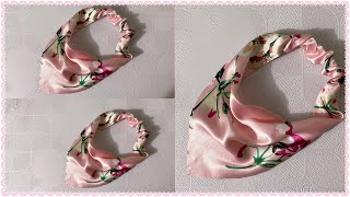 How to make a DIY bandana headbandHead scarfHow to fold a bandanaHair scarf tutorial [upl. by Anerul865]