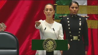 Claudia Sheinbaum sworn in as 1st female president of Mexico [upl. by Cassondra870]