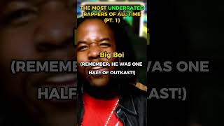 The Most UNDERRATED Rappers Pt 1 rap hiphop shorts [upl. by Hospers329]