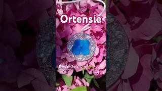 Accessori in resina con vere Ortensie blu resin flowers [upl. by Ardnoik782]