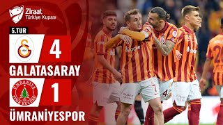 Galatasaray 41 Ümraniyespor MAÇ ÖZETİ Ziraat Türkiye Kupası 5 Tur  18012024 [upl. by Taite]