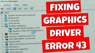 FIX Or FAIL MSI Radeon RX470 4GB Armor Fixing GPU Error 43 BIOS Recovery [upl. by Stearn]