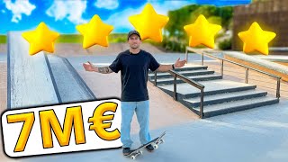 JE TEST LE PLUS GRAND SKATEPARK DEUROPE [upl. by Yaner225]