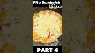 Delicious Shawarma Pizza Sandwich Recipe  Quick amp Easy Pita Bread Pizza  Pita Bread Delight [upl. by Mohkos]