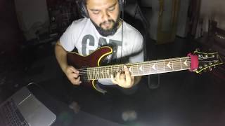 Twelve Foot Ninja  One Hand Killing Guitar Cover on Seven Strings [upl. by Revned787]