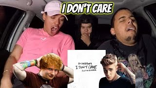 Ed Sheeran amp Justin Bieber – I Don’t Care Official Audio REACTION REVIEW [upl. by Intisar904]