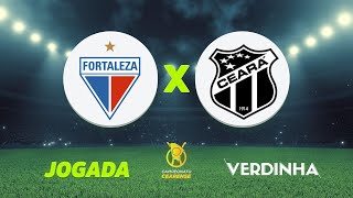 FORTALEZA X CEARÁ AO VIVO CAMPEONATO CEARENSE  30032024 [upl. by Eelrehpotsirhc329]