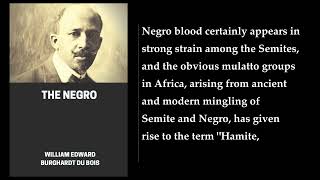 The Negro By William Edward Burghardt Du Bois Audiobook [upl. by Oneg286]