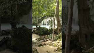 Loving Erawan Waterfall Kanchanaburi Thailand travelwithgauravyadav [upl. by Wescott]