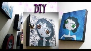 DIY ✄ CUADROS MINIMALISTAS IDEA 2 ◘ RECICLANDO ◘ [upl. by Eveivenej]