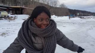 How I spent My Day Walking on the frozen Lac de Joux at the Vallée de Joux [upl. by Ansev522]