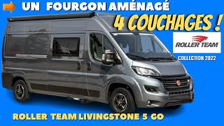 Fourgon aménagé  ROLLER TEAM LIVINGSTONE 5 GO 2022 avec Henry et Bertrand Campingcar33 [upl. by Ycnuahc]