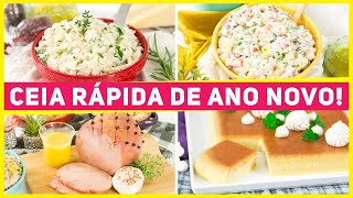 4 RECEITAS para SALVAR sua CEIA DE ANO NOVO  Receitas de Reveillon 2020  Receitas de Minuto [upl. by Notnel933]