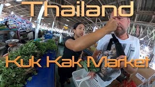 Kochkurs Teil 1 Einkaufen auf einem Original Thai Fresh Market  Thailand Khao Lak [upl. by Prissy]