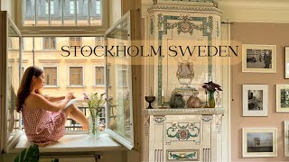 A Week in Stockholm Sweden  solo travel flea markets decor hauls airbnb tour self care [upl. by Feldman]