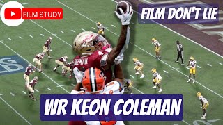 CAN KEON COLEMAN GET SEPARATION 2024 NFL Draft Film Breakdown [upl. by Odama868]