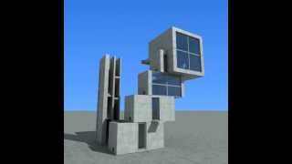 Tadao Ando 4x4 Animation [upl. by Elleynod]