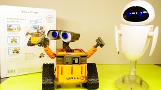 WallE Disney Pixar Interactive Toys Robot Figure Meets Eve By DCTC Disney Cars Toy Club [upl. by Dorene803]