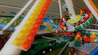 Lego Kirmes  Frisbee  FairBrickRides [upl. by Rawdin]