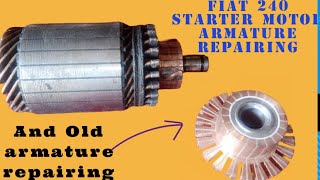 Fait 240 starter motor Armature repair FM and old armature repairing [upl. by Burra]