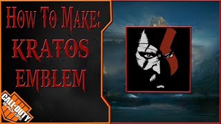 How To Make Kratros God of War Emblem Call of Duty Black Ops 4 Emblem [upl. by Roberta]