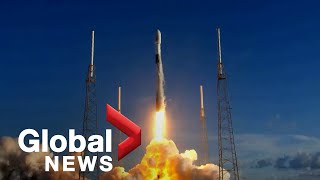 South Korea launches 1st lunar orbiter on SpaceX rocket [upl. by Gilliam]